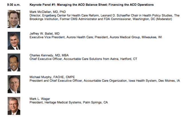 Opening Panel 4th National ACO 