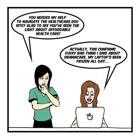 healthcareGov cartoon