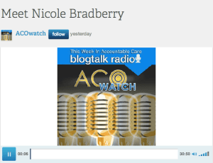 This Week in Accountable Care Meet Nicole Bradberry