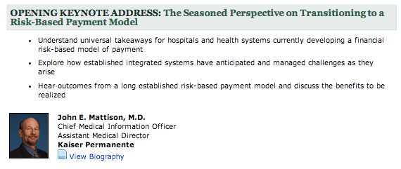 John Mattison MD Keynote 2nd Annual World Healthcare Conference on IDS