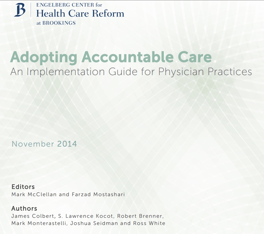 Adopting Accountable Care