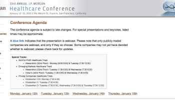 Universal American: No Where to Be Found at JP Morgan Healthcare Conference 2015